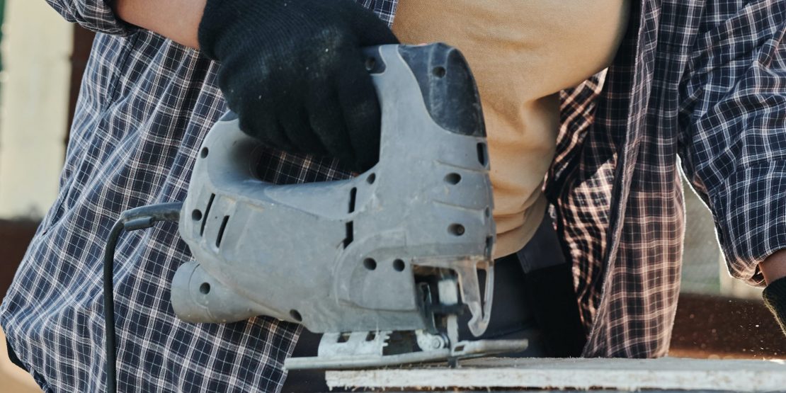 Stichsäge Schneiden von PP Platten mit der Stichsäge